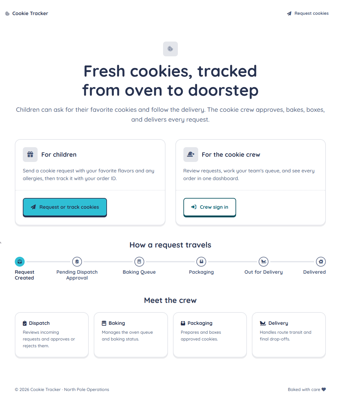 Landing page